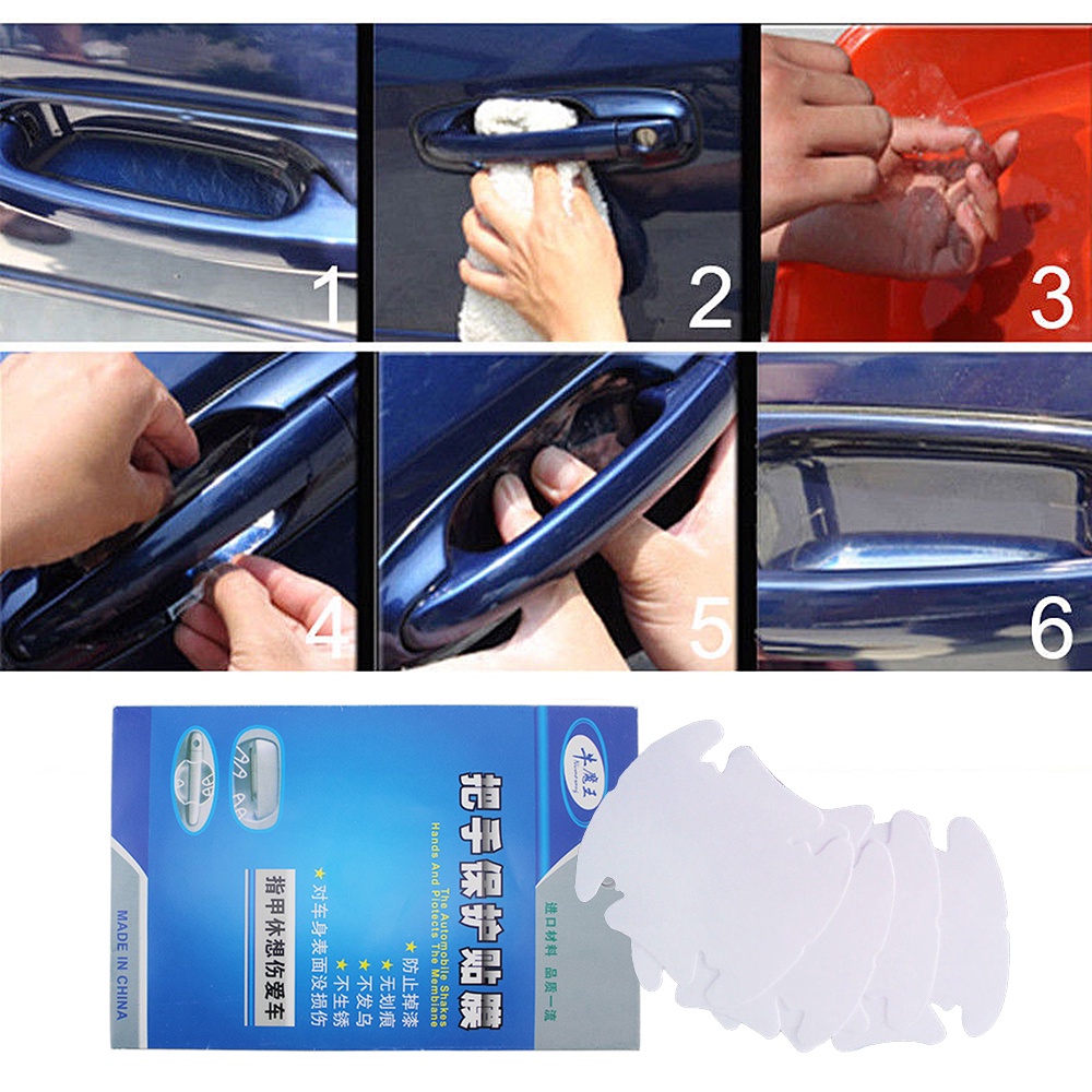 Stiker Handle Mobil Anti Gores Gagang Pintu Mobil Car Door Protector