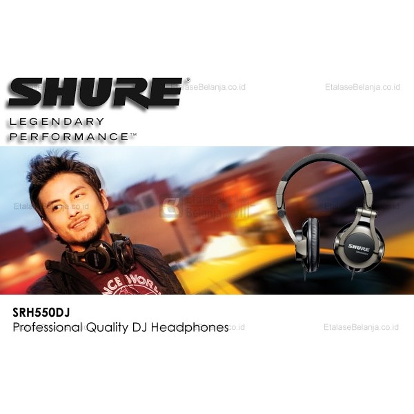 SHURE SRH550DJ - DJ HEADPHONE