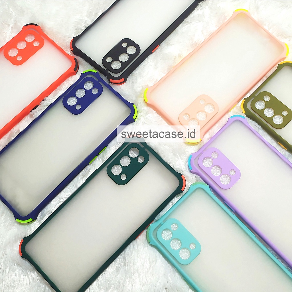 [CASING] Anticrack Aero Dove untuk Oppo Reno 5 - Casing Pelindung Bump Kamera - Matte Candy / Bisa Bayar ditempat / COD / sweetacase.id / Kesing Terlaris untuk Realme / Kesing elegant / casing terbaru