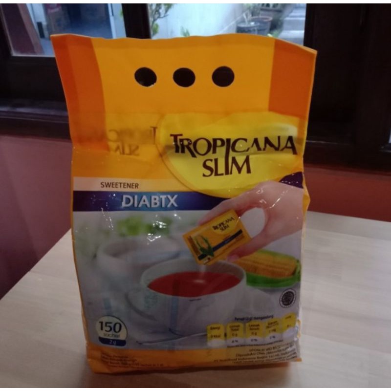 

Gula Tropicana Slim Diabtx Sweetener 150 sachet