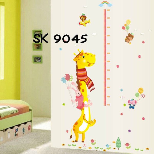 Wallsticker tinggi badan jerapah SK9045