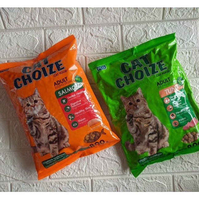 CAT CHOIZE ADULT  || FRESHPACK TUNA DAN SALMON  DRYFOOD 800 GRAM