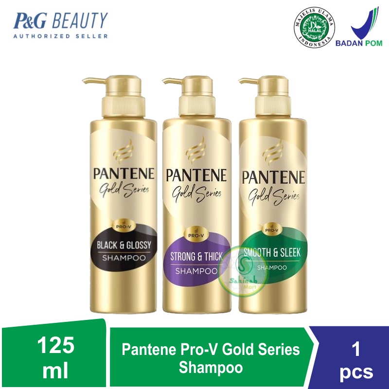 Pantene Pro-V Gold Series Shampoo - Perawatan Rambut 125ml