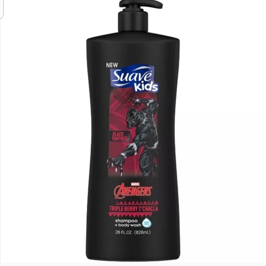 Suave Black Panther Triple Berry T’Challa Shampoo+Body Wash (828ml)