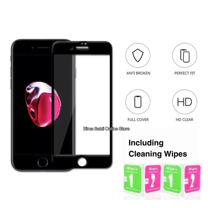 IPHONE SE 3 / IPHONE SE 2 / IPHONE SE 2022 New SE Tempered Glass Screen Protector Full Anti gores Fu