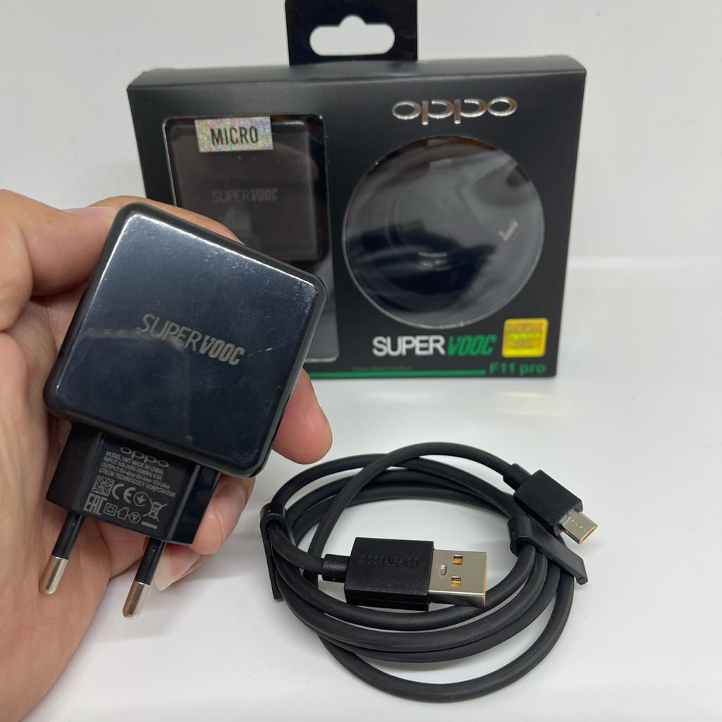 CHARGER OPPO 3.4A F11 PRO SUPER VOOC MICRO DAN TYPE-C