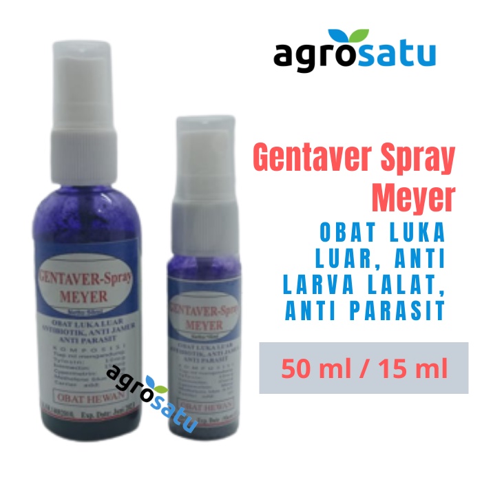 Jual Gentaver Spray Meyer Antibiotik Obat Luka Luar Anti Jamur Parasit