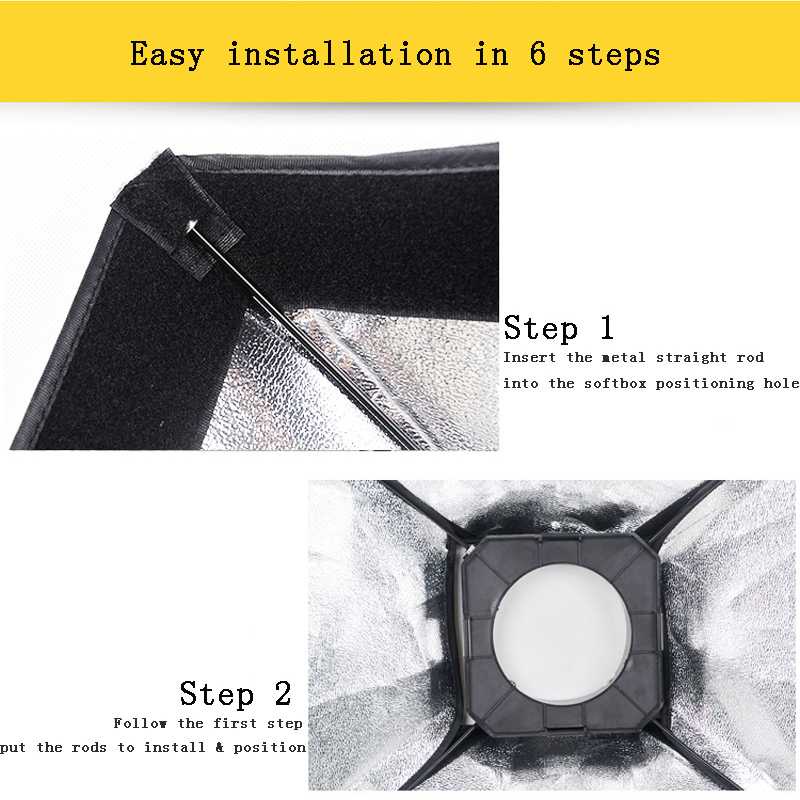 (BISA COD) RVOSTR STUDIO Payung Softbox Reflektor 50x70cm Flash Mount - CY50