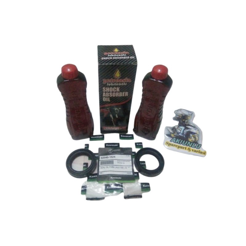 PAKET SET SEAL SHOCK DEPAN KAWASAKI KLX 150/NINJA R/NINJA RR/D-TRACKER