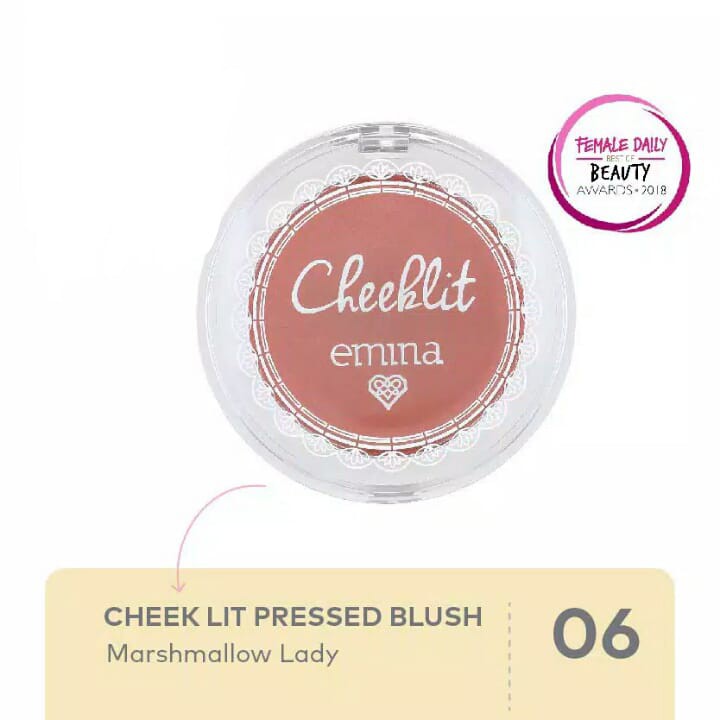 Emina Cheek Lit Pressed Blush 3.5 g ~ Original