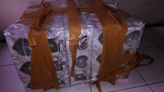 Mangkok Beling Kemasan Box Isi 15pcs Gratis Kartu Ucapan