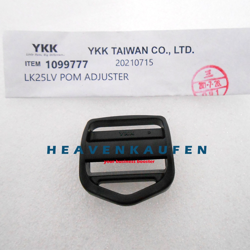 Ring Tangga / Adjuster Ring Jalan Tali Tas Punggung YKK 2,5 cm Poly Acetal Kuat Kokoh High Quality