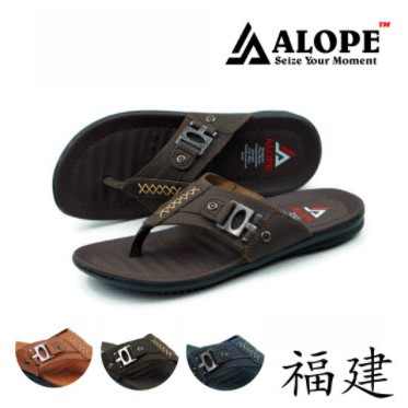Sandal Pria Alope H 04 Sandal kulit