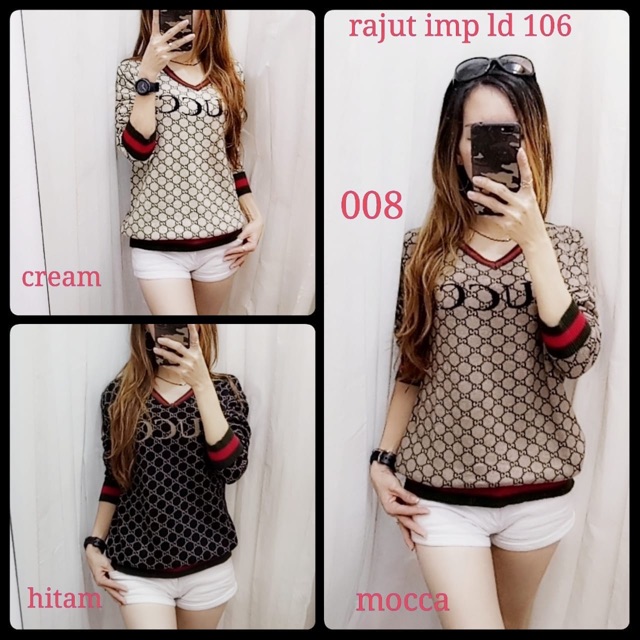 pakaian rajut gucci€ import wanita