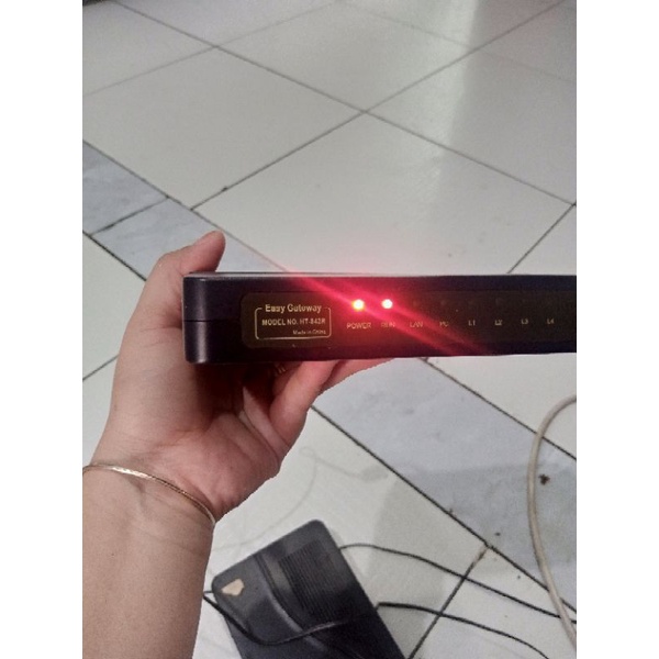 Voip gateway 4port ht-842r ,second jaminan ori
