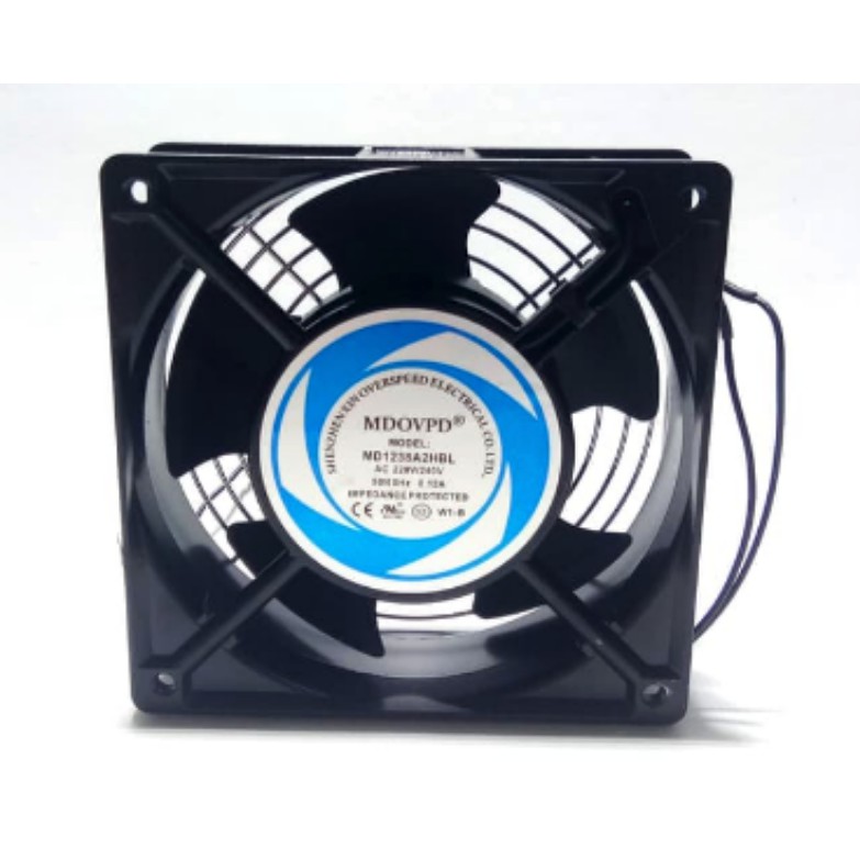 Fan 12CM 220V AC DOUBLE BEARING MDOVPD 220V/240V ORIGINAL