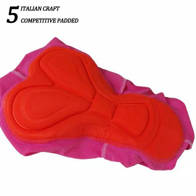 Celana sepeda wanita inner PANTS X TIGER women bike pants 3D padding sponge breathable pad