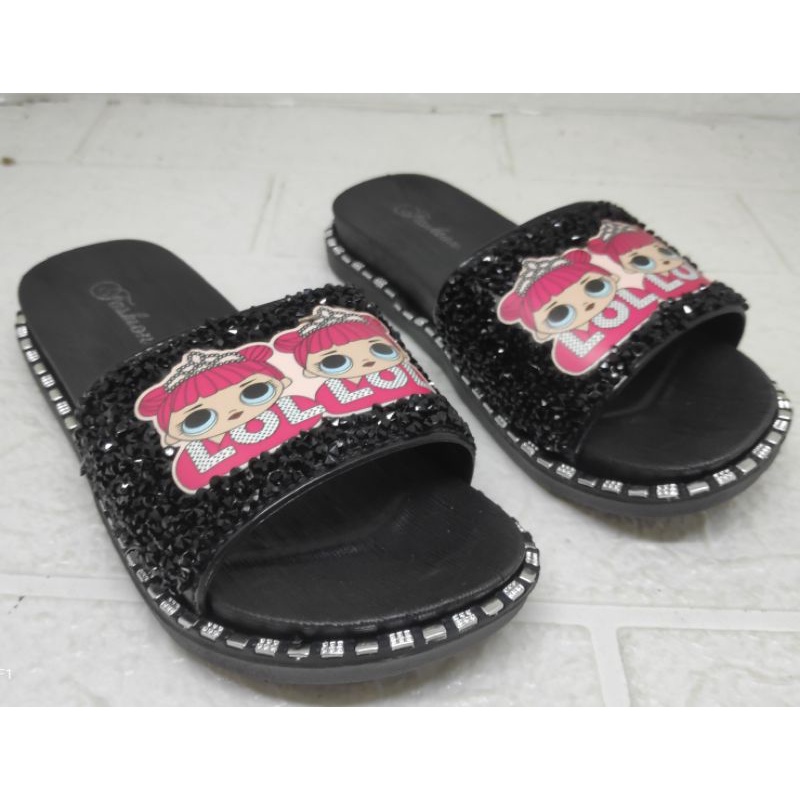 SANDAL ANAK Tanggung kokop muka bling-bling