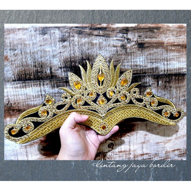 acc renda bordir mahkota tari obot kecil