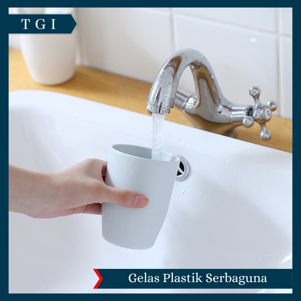 TGI - GELAS PLASTIK WARNA PASTEL AMAN BPA FREE | GELAS PLASTIK KUAT ELASTIS | GELAS MULTIFUNGSI | GELAS PLASTIK SERBAGUNA