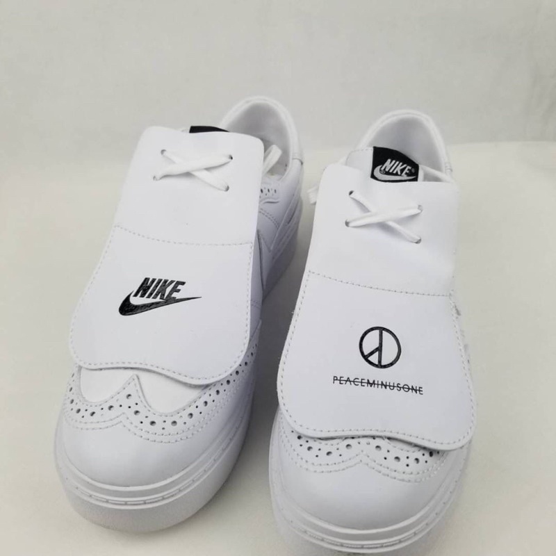 PEACEMINUSONE X NIKE KWONDO ALL WHITE