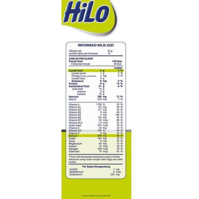 

HiLo Platinum Swiss Chocolate (12 Sachet) - Susu Tinggi Kalsium