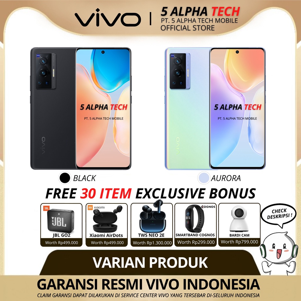 VIVO X70PRO 16/256GB ( 12GB + 4GB EXTENDED RAM ) 5G NFC X70 PRO GARANSI RESMI VIVO