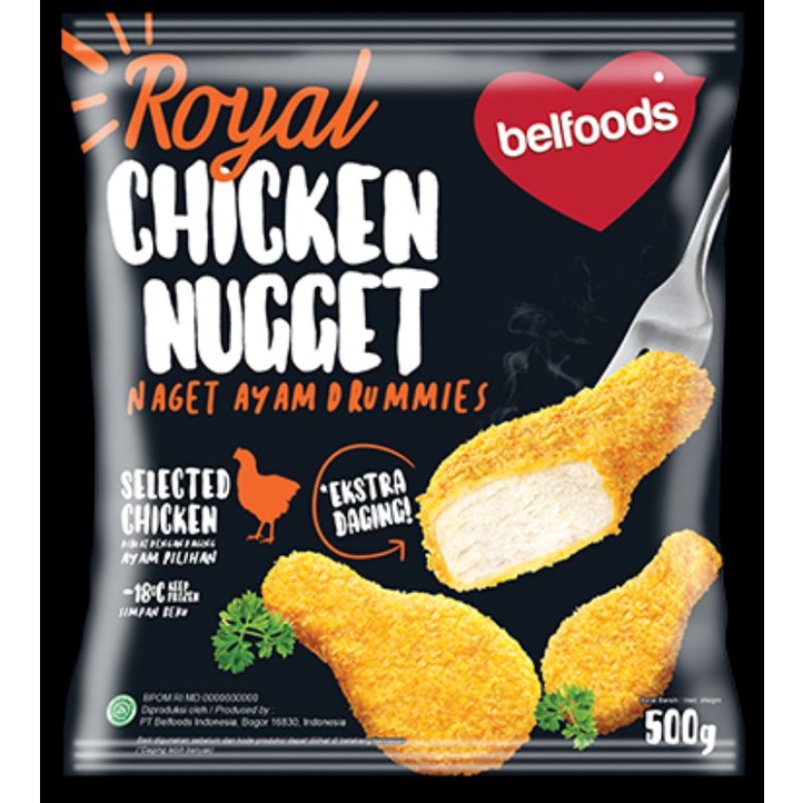 

Belfoods Royal Nugget Drummies 500 gram