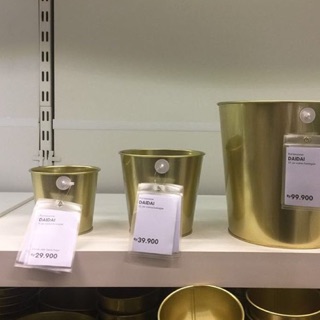  Pot  tanaman  ikea GOLD Series Shopee  Indonesia