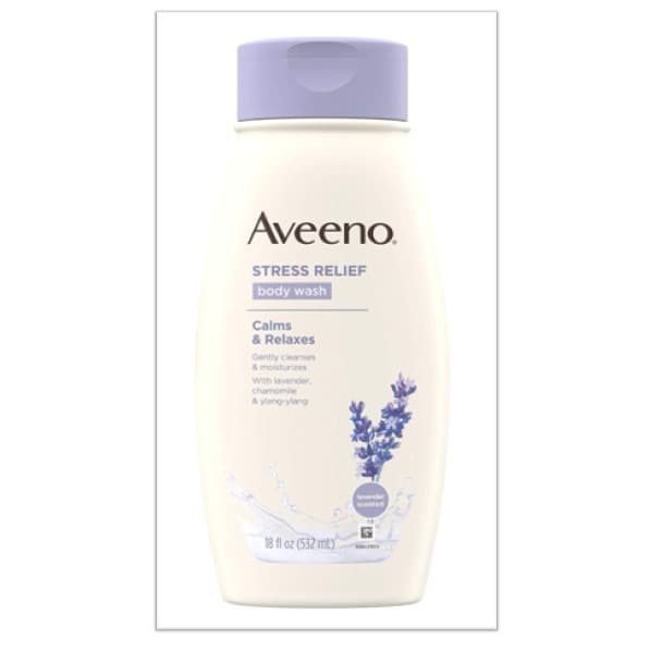 Ready Aveeno Body Stress Relief - Body Wash Dry Skin - Stress Relief - 532ml