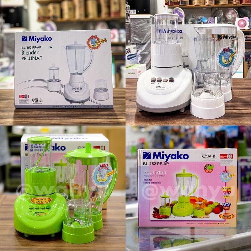 Blender Miyako 3 in 1 BL-152PF bahan fiber plastik Garansi resmi 152 PF