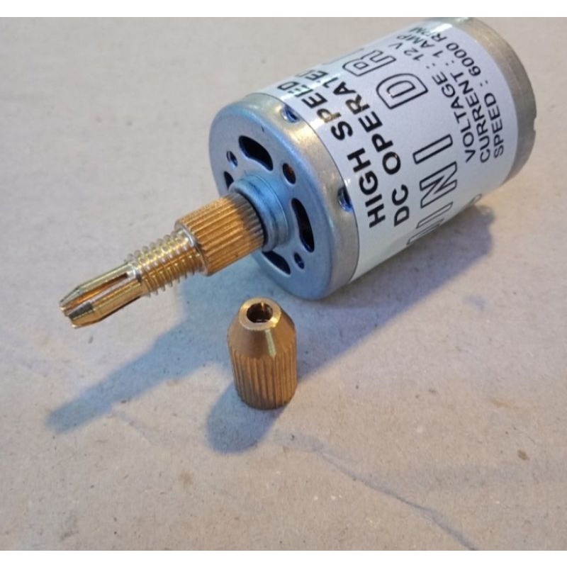 Dinamo Mini Drill DC 12v /  Mini Drill 12V DC Dinamo Praktek Anak Sekolah