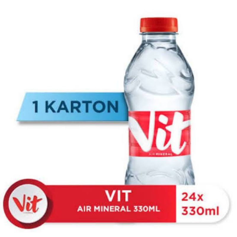 Air Mineral Vit Botol 220 Ml isi 24 pcs PER DUS