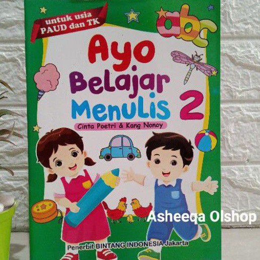 Buku Ayo Belajar Menulis Jilid 2 Untuk Paud dan Tk