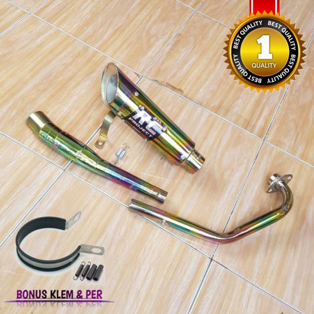 KNALPOT JUPITER MX OLD/JUPITER MX NEW 135 SC PROJECT RAINBOW FULLSET