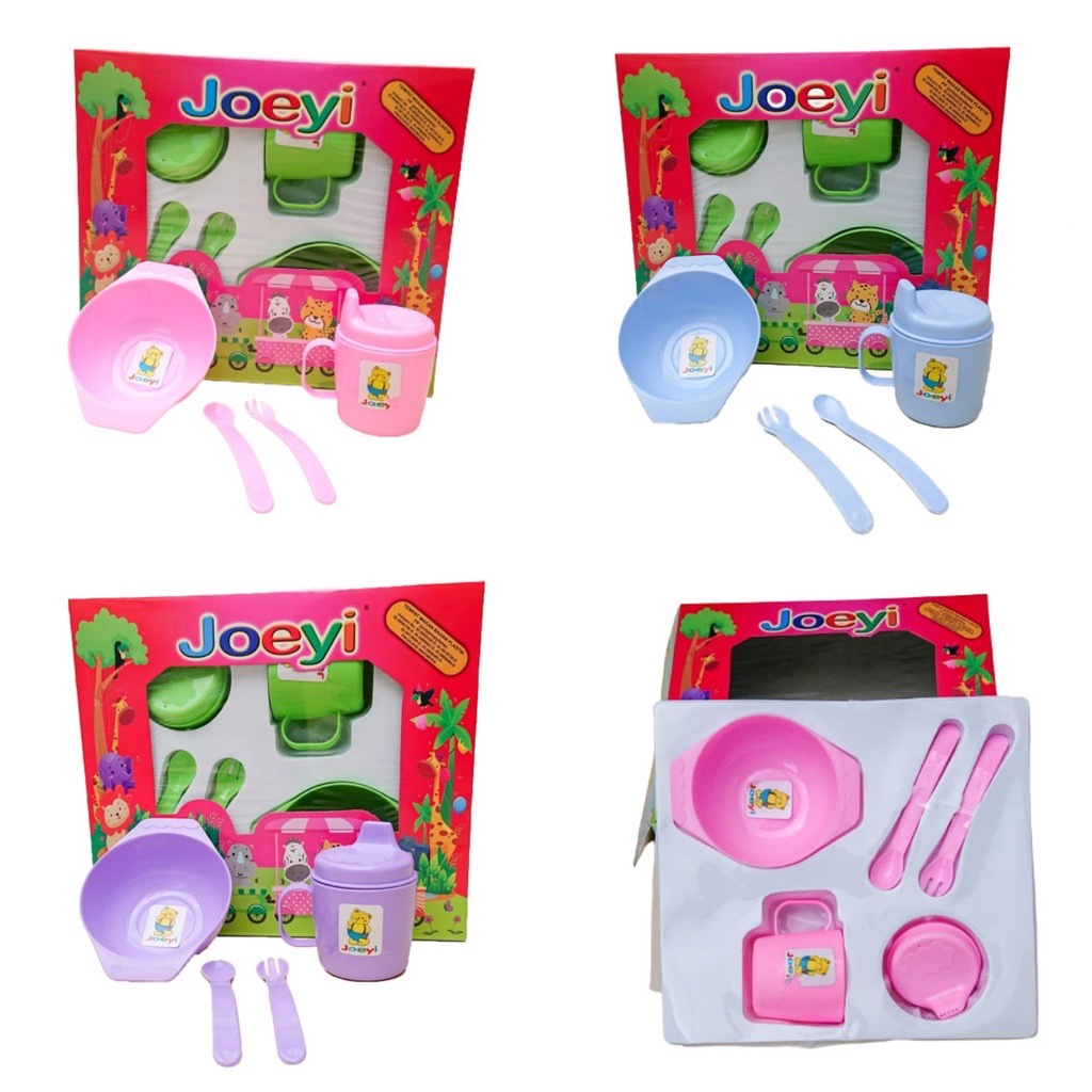 Feeding Set JOEYI KECIL | Tempat MAKAN SET KECIL |Kado Bayi Baby