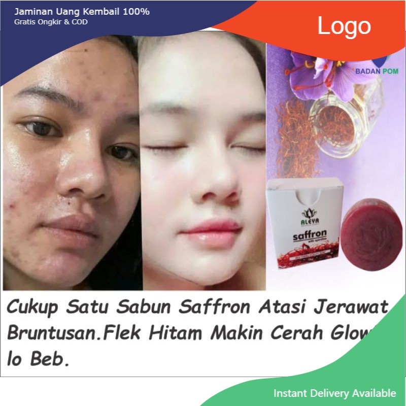 Sabun Saffron Pemutih Wajah Saffron Pemutih Kulit Wajah Sabun Muka Pemutih Kulit Sabun  Glowing