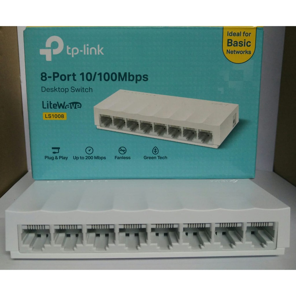 Paket 4 unit TPLINK LS1008  8-Port 10/100Mbps Desktop Switch