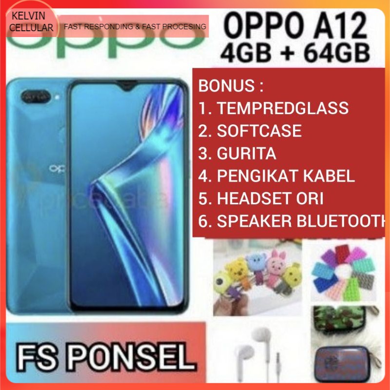 HP OPPO A12,A1K,A11K GARANSI RESMI