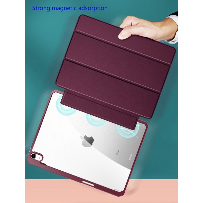 DETACHABLE MIKA FLIP CASE IPAD 10 / 9 / 8 / 7 IPAD PRO 10.5 / PRO 11 / PRO 12.9 / PRO M1 / PRO M2 IPAD AIR 5 / AIR 4 / AIR 3 IPAD MINI 6 With PENCIL HOLDER BISA DI LEPAS