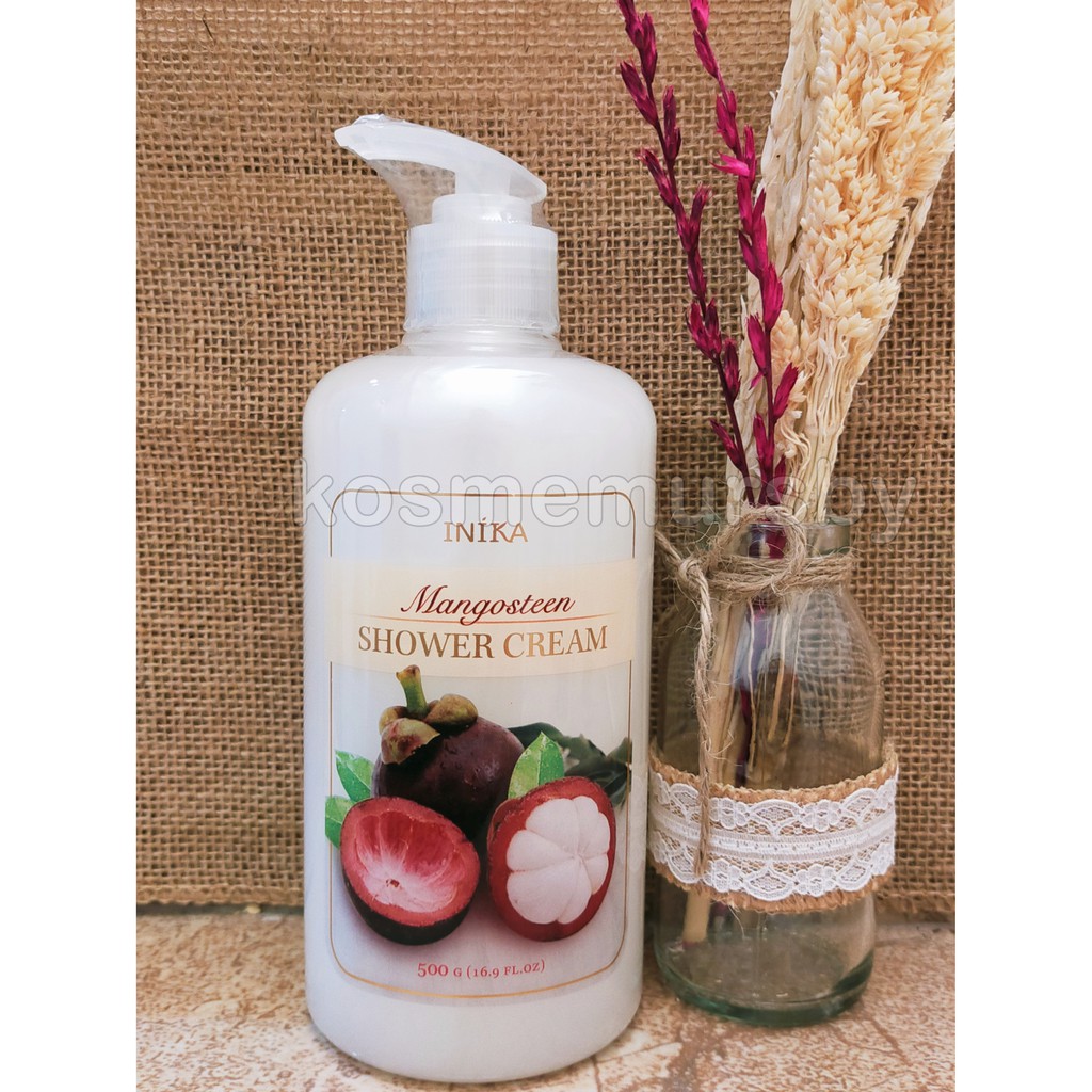 SHOWER CREAM INIKA MANGOSTEEN ORIGINAL WAJIB NAMBAH BUBBLE