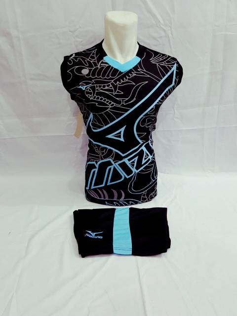 Kaos setelan singklet volly mizuno terbaru