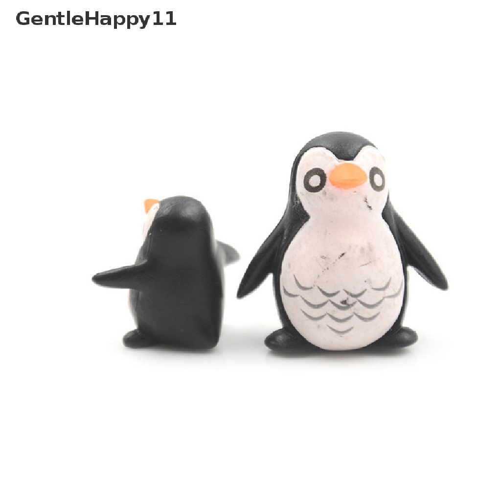 Gentlehappy 5Pcs Fashion DIY Penguin Ornamen Miniatur Berkebun Dekorasi Rumah Boneka Hadiah Mini