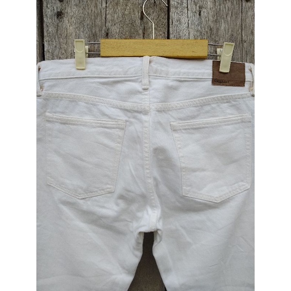 GAP white slim fit jeans second original preloved