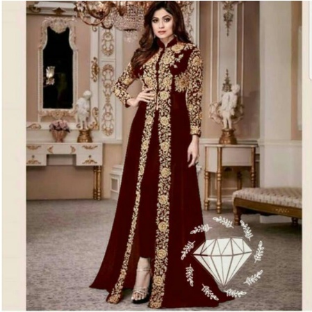 GAMIS PESTA MEWAH SHERMINA BUSANA MUSLIMAH PESTA TULLE