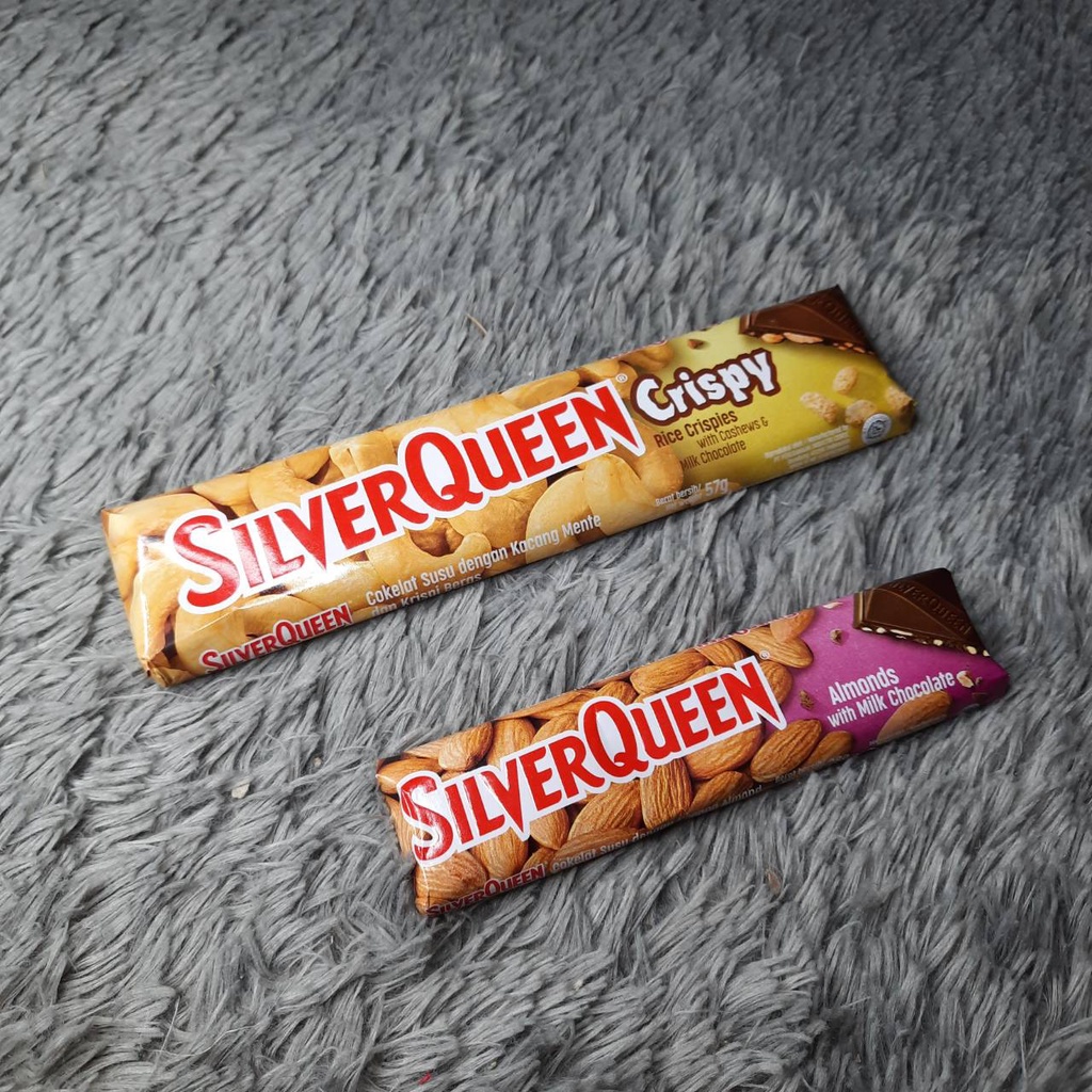 

(Tambahan) Coklat SilverQueen Besar 57 Gram Dan Kecil 28 Gram (TA)