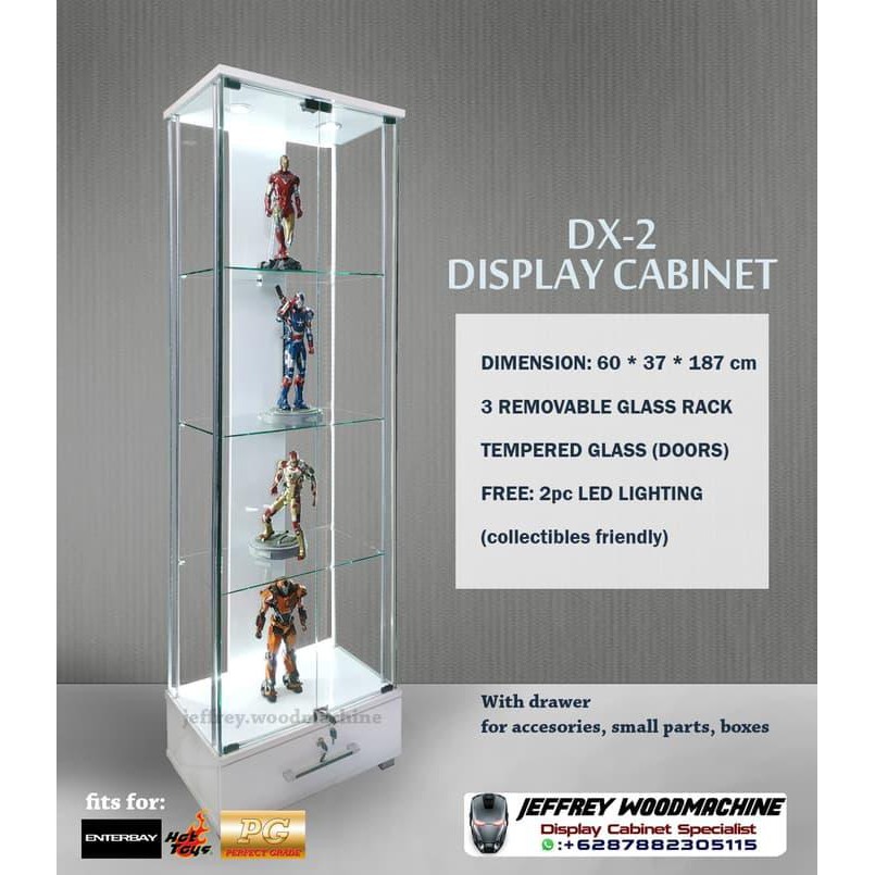 Figur lemari pajang kaca hot toys 1 6 gundam perfect Figur lemari pajang kaca hot toys 1 6 gundam perfect