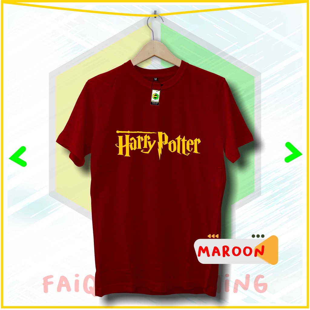 KAOS harry porter / baju kaos murah keren / kaos bandung / faiqah clothing/kaos pria/jaket pria