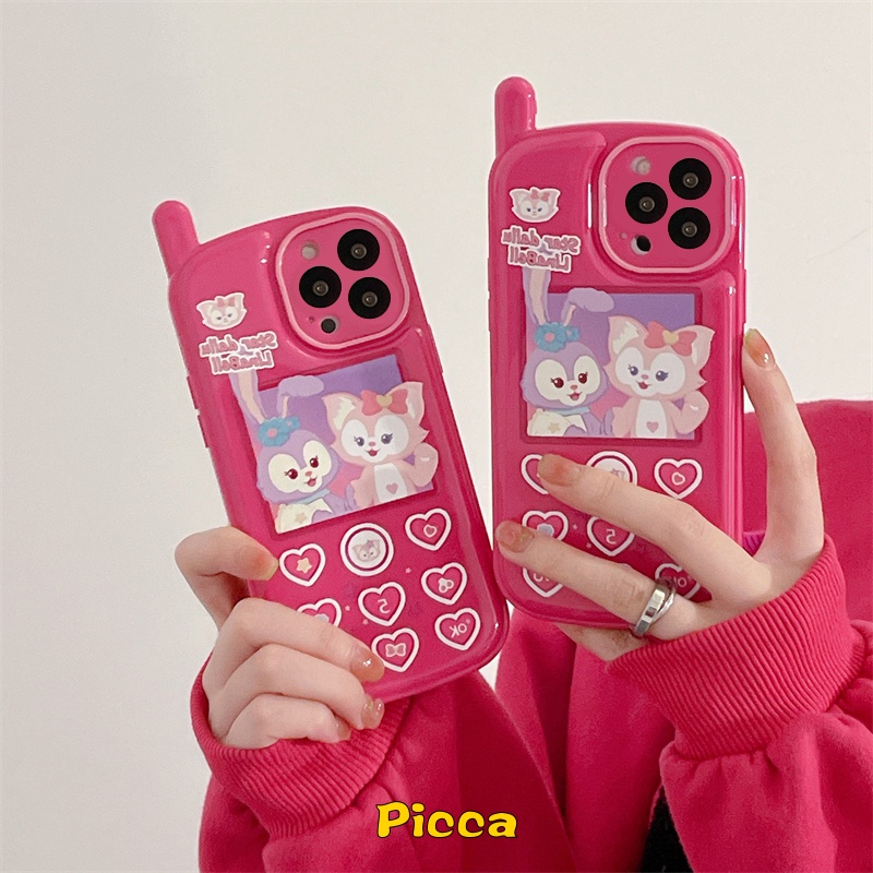 Soft Case Desain Kartun Disney LinaBell StellaLou Untuk IPhone 11 XR 11 12 13 Pro MAX 7 8 Plus X XS MAX