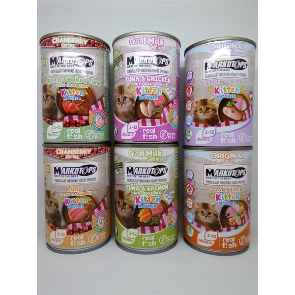 MARKOTOPS Kaleng Kitten 400gr All Varian